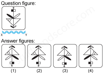 Non verbal reasoning, water images practice questions with detailed solutions, water images question and answers with explanations, Non-verbal series, water images tips and tricks, practice tests for competitive exams, Free water images practice questions